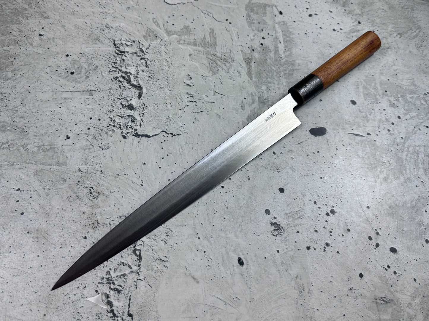 Vintage Sakai Takayuki Yanagiba Knife 300mm Carbon Steel Original Box 2134