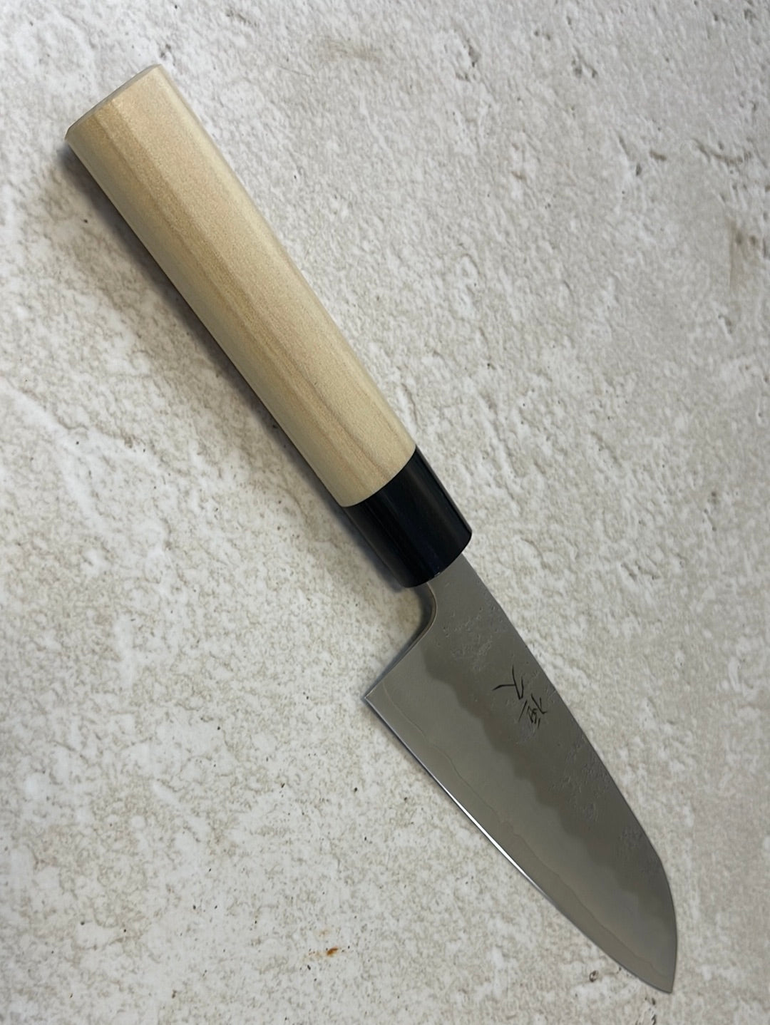 Tsunehisa G3 Nashiji HBC Santoku 170mm - Made in Japan 🇯🇵 Magnolia Oval Wa Handle
