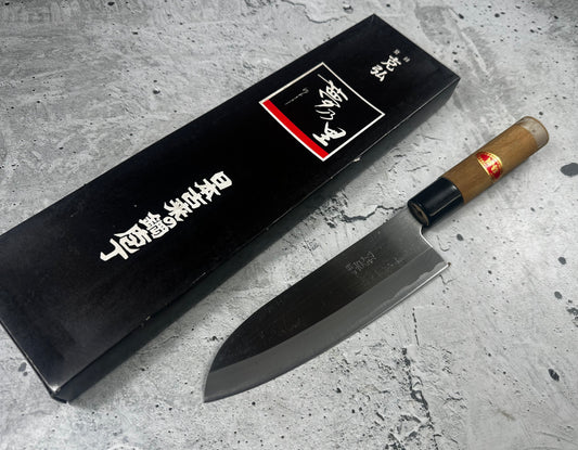 Vintage Katsuhiro Stainless Steel Santoku Knife 170mm 2328