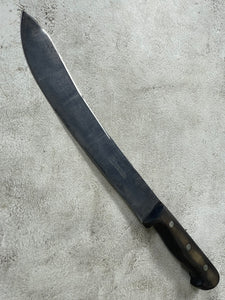 Vintage Gustav Emil Ern Butcher Machete Knife 250mm Made in Germany 🇩🇪 Cabon steel 1927