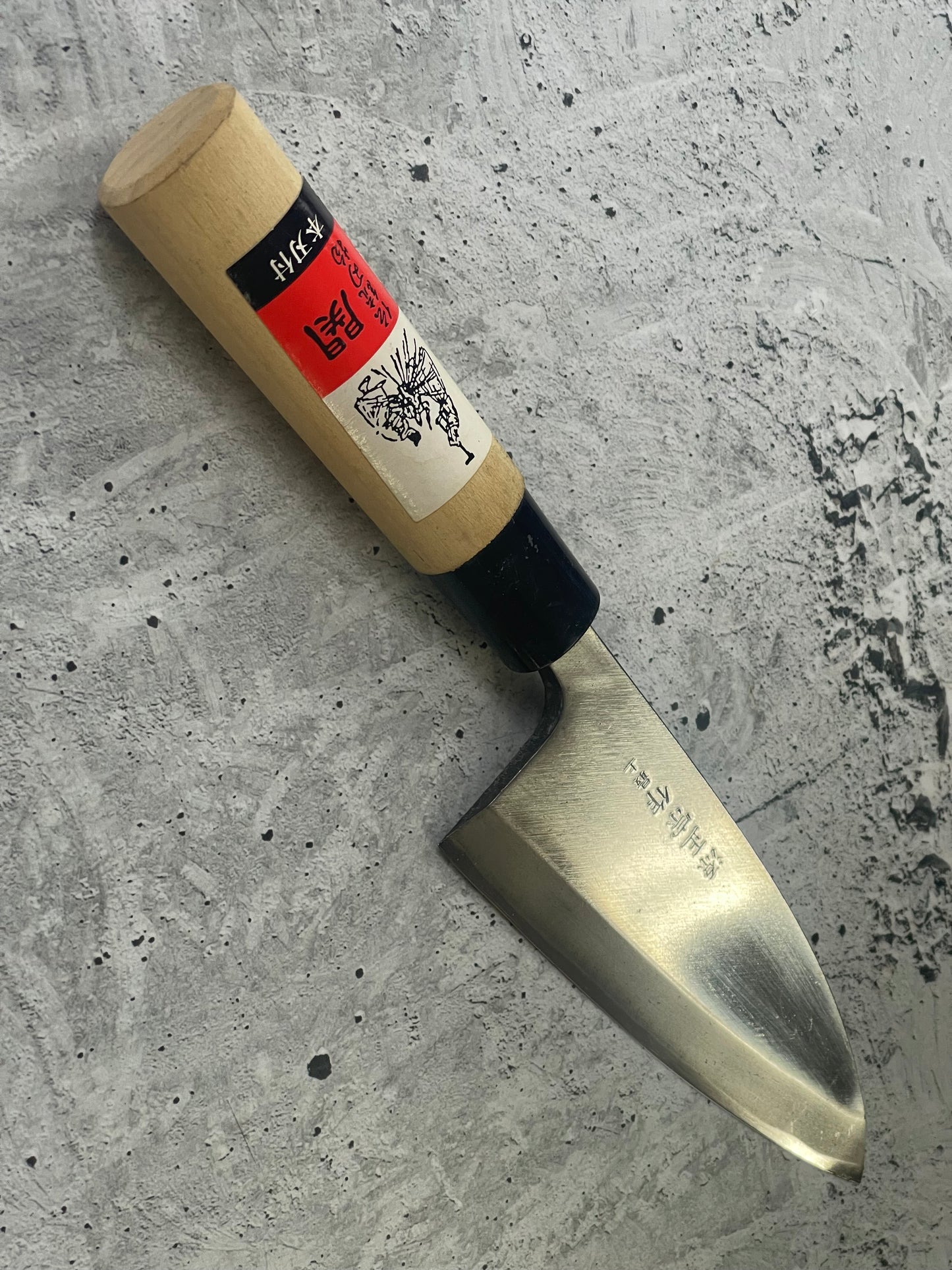 Vintage Japanese Deba Knife 150mm Made in Japan 🇯🇵 Carbon Steel 1756
