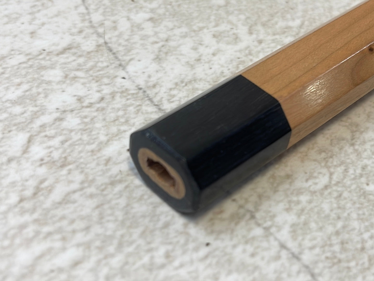 Japanese Handle Cherry Black with Shitan Bolster Octagon Shape