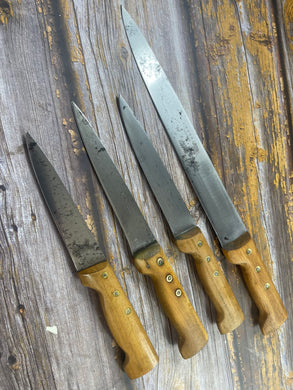 Vintage French Butcher Knife Set 4x Made in France 🇫🇷 1959