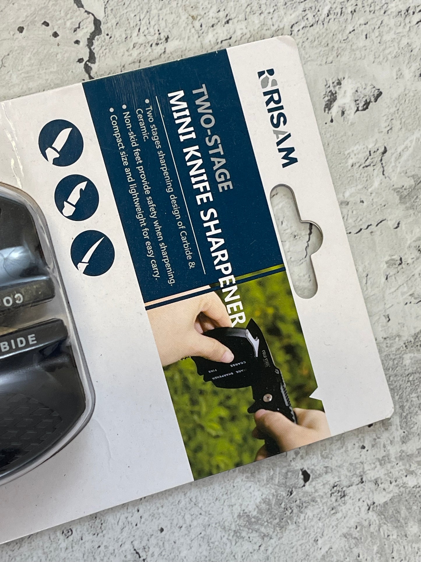 New Risan Two Stage Mini Knife Sharpener