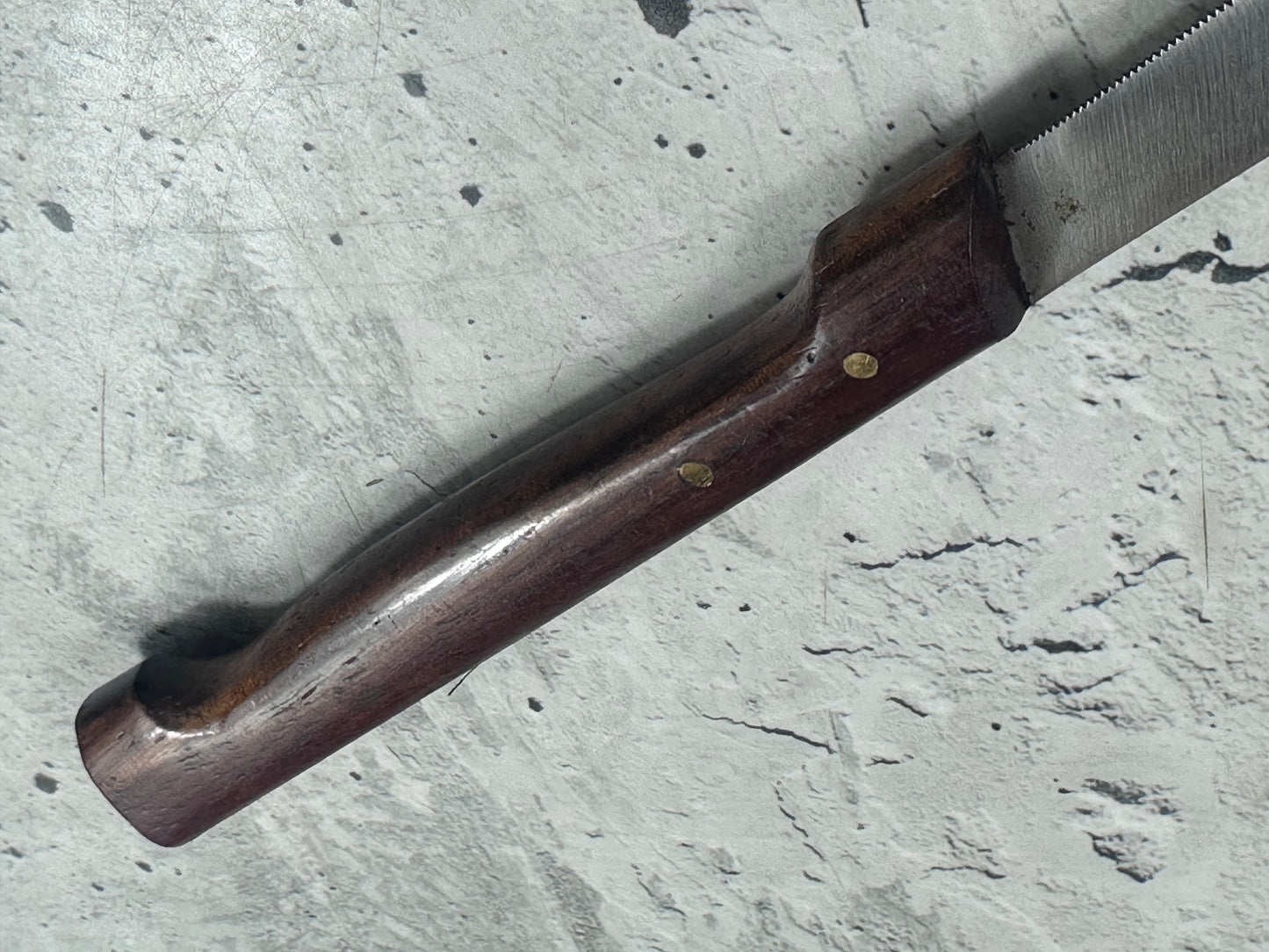 Vintage French Serrated Paring Knife 80mm Stainless Steel 2170