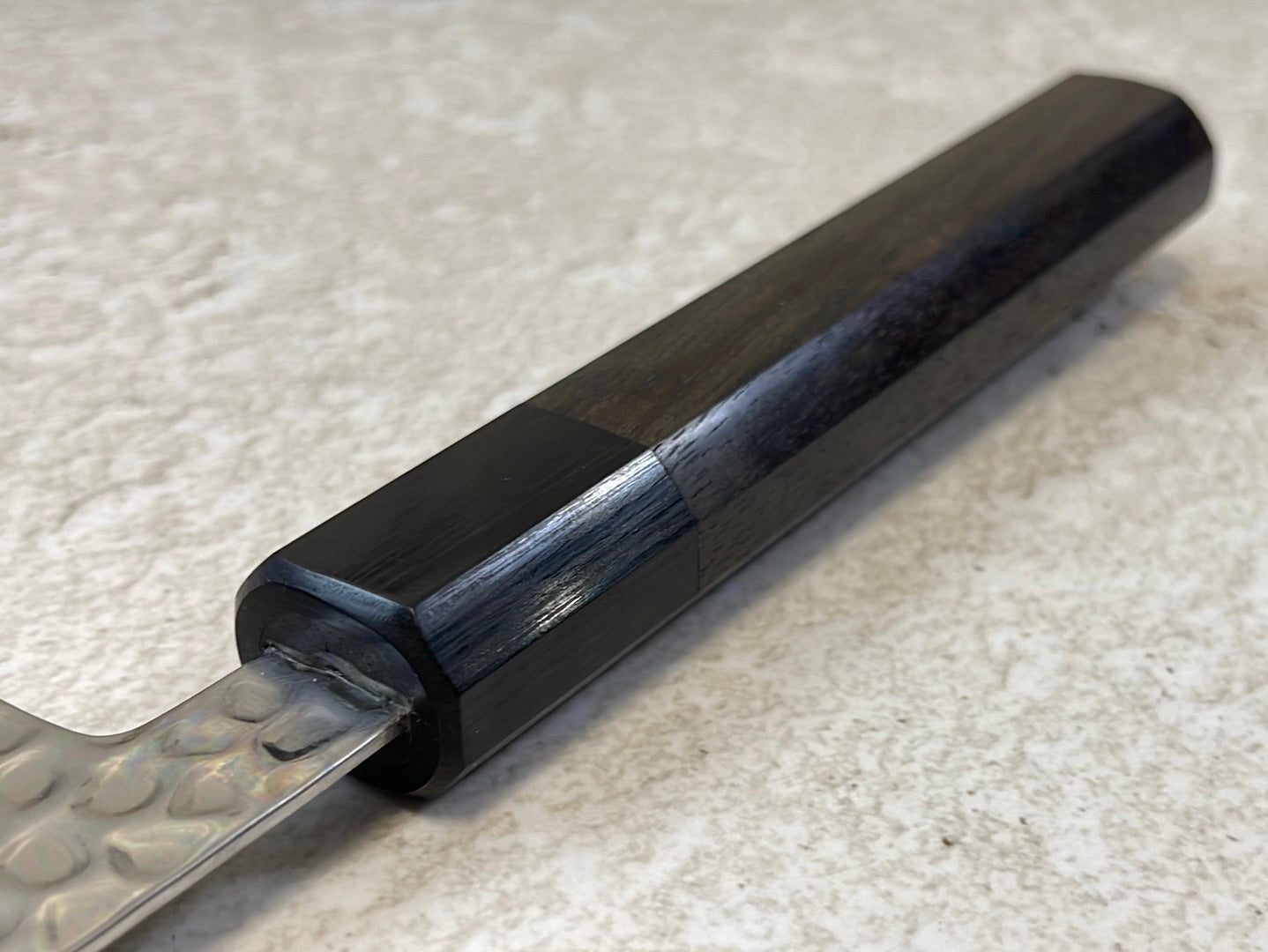 Yoshimune Gyuto 210mm VG10 Damascus Steel Double-Bevel Rose Wood Octagonal Handle