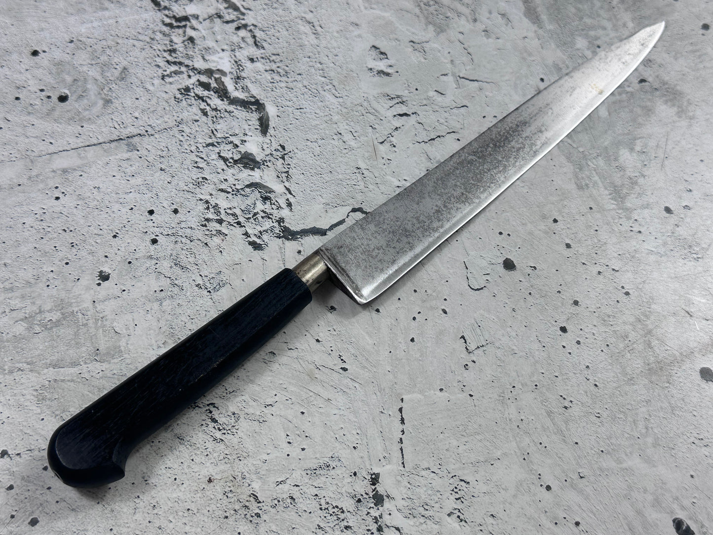 Vintage Sabatier Nogent Flexible Slicing Knife 200mm Carbon Steel 2180