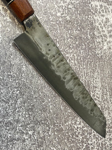HG Blade Kiritsuke Knife 210mm Kurouchi Finish 1084 High Carbon Steel