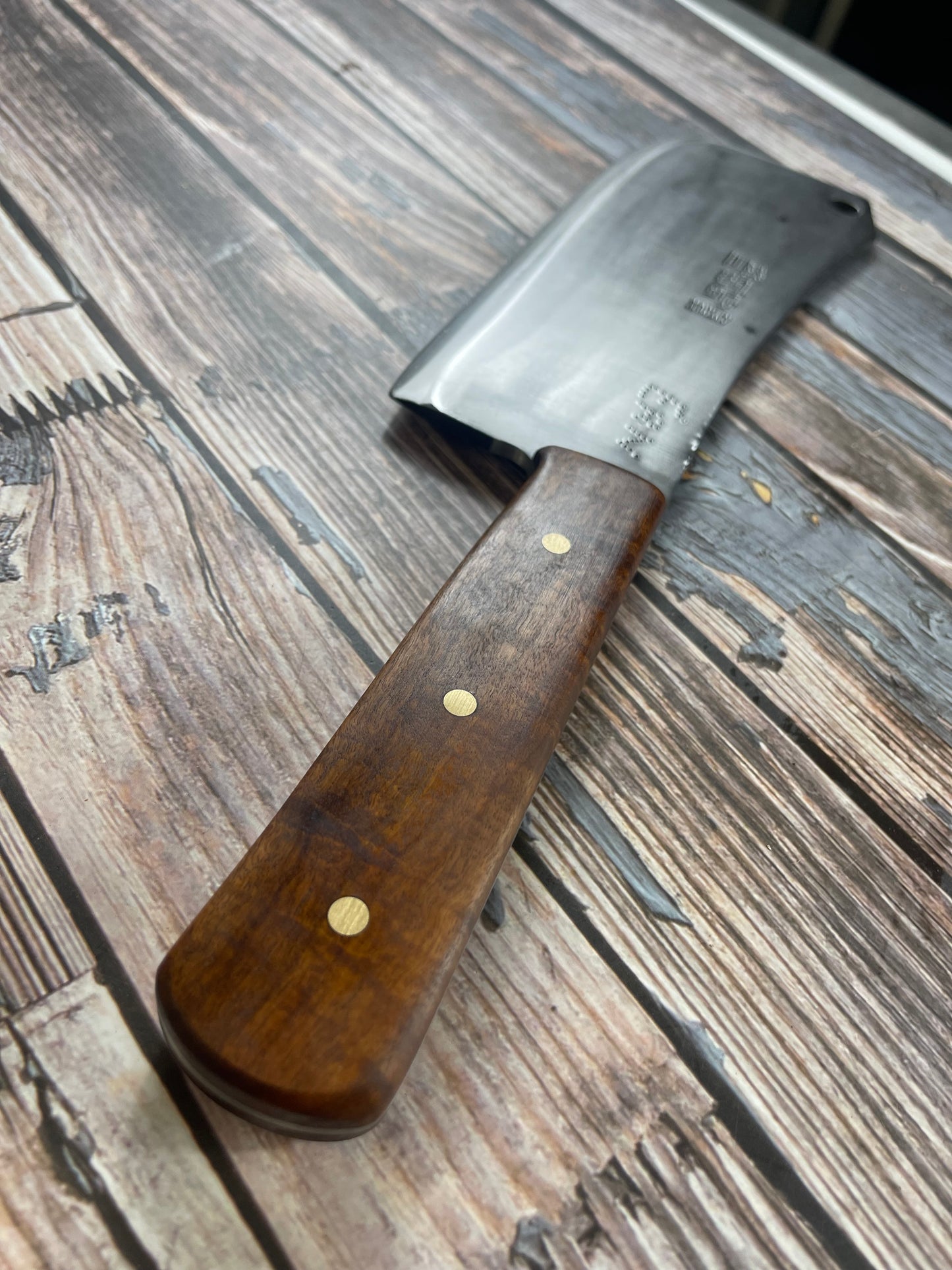 Premium Vintage Gustav Emil Ern Butcher Cleaver Knife 250mm Carbon Steel 🇩🇪