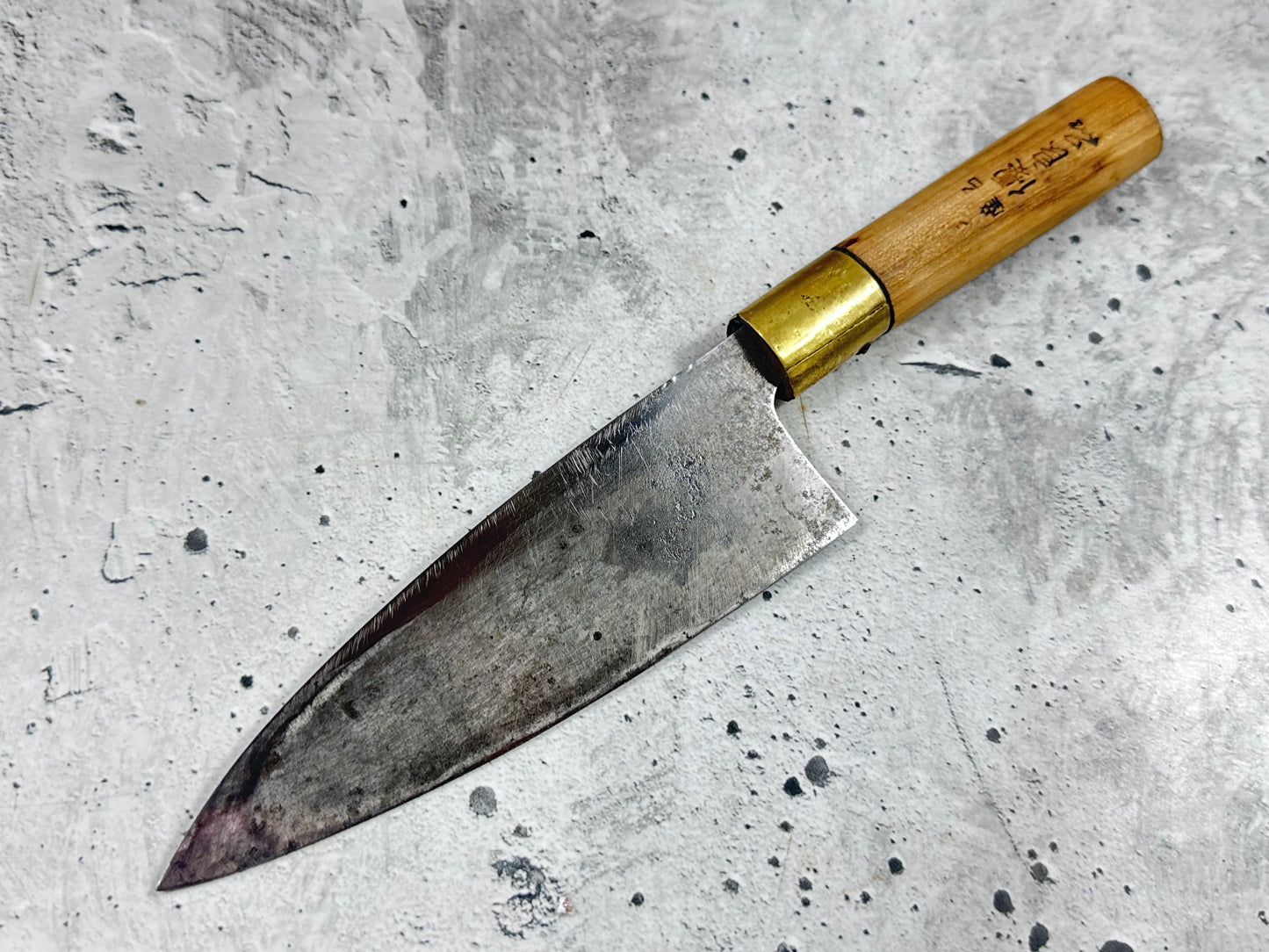 Vintage Japanese Knife Set 3x Carbon Steel Japan 2009