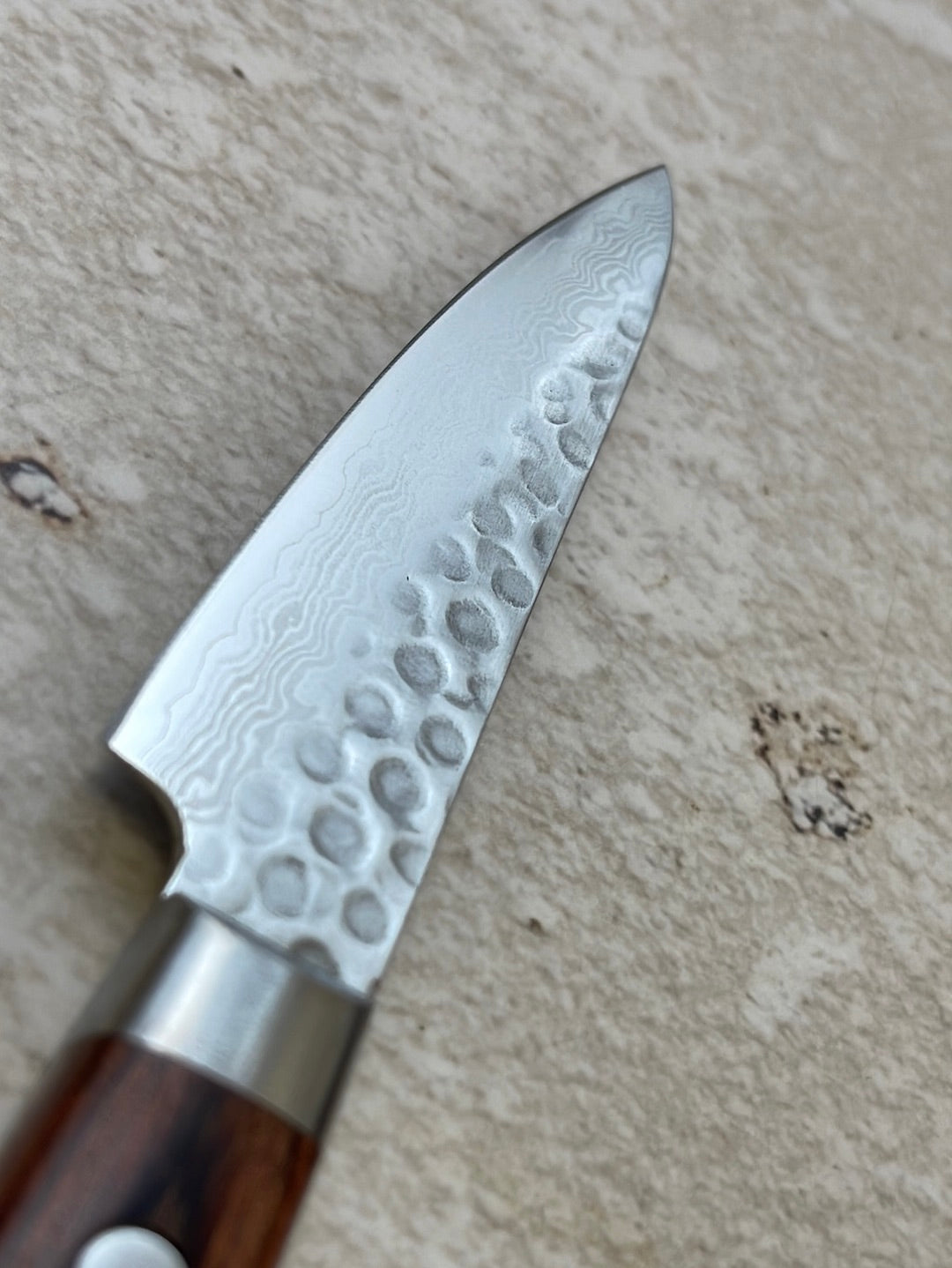 Tsunehisa VG10 Brown Pakka Petty 80mm - Made in Japan 🇯🇵