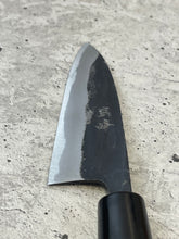 Load image into Gallery viewer, Murata Aogami Kurochi Finish Ko-Bocho Deba Knife 105mm - Made in Japan 🇯🇵