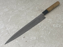 Load image into Gallery viewer, Vintage Japanese Yanagiba Knife 230mm Made in Japan 🇯🇵 Carbon Steel 1312