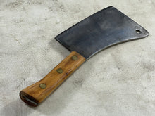 Load image into Gallery viewer, Vintage L.&amp; I. J. White Butcher Cleaver Knife 230mm Carbon Steel Blade Made in USA 1922