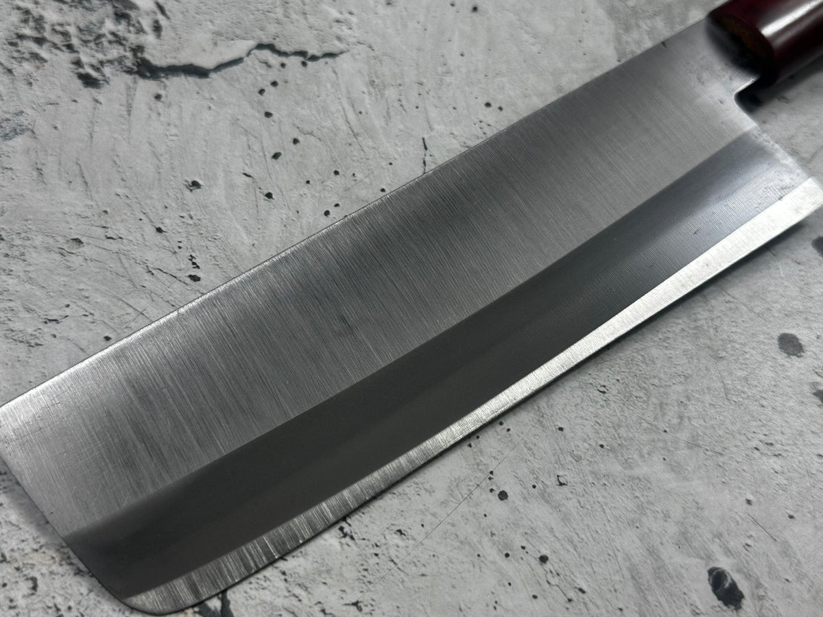 Vintage Sadomoru Nakiri Knife 160mm Carbon Steel  150mm 2353