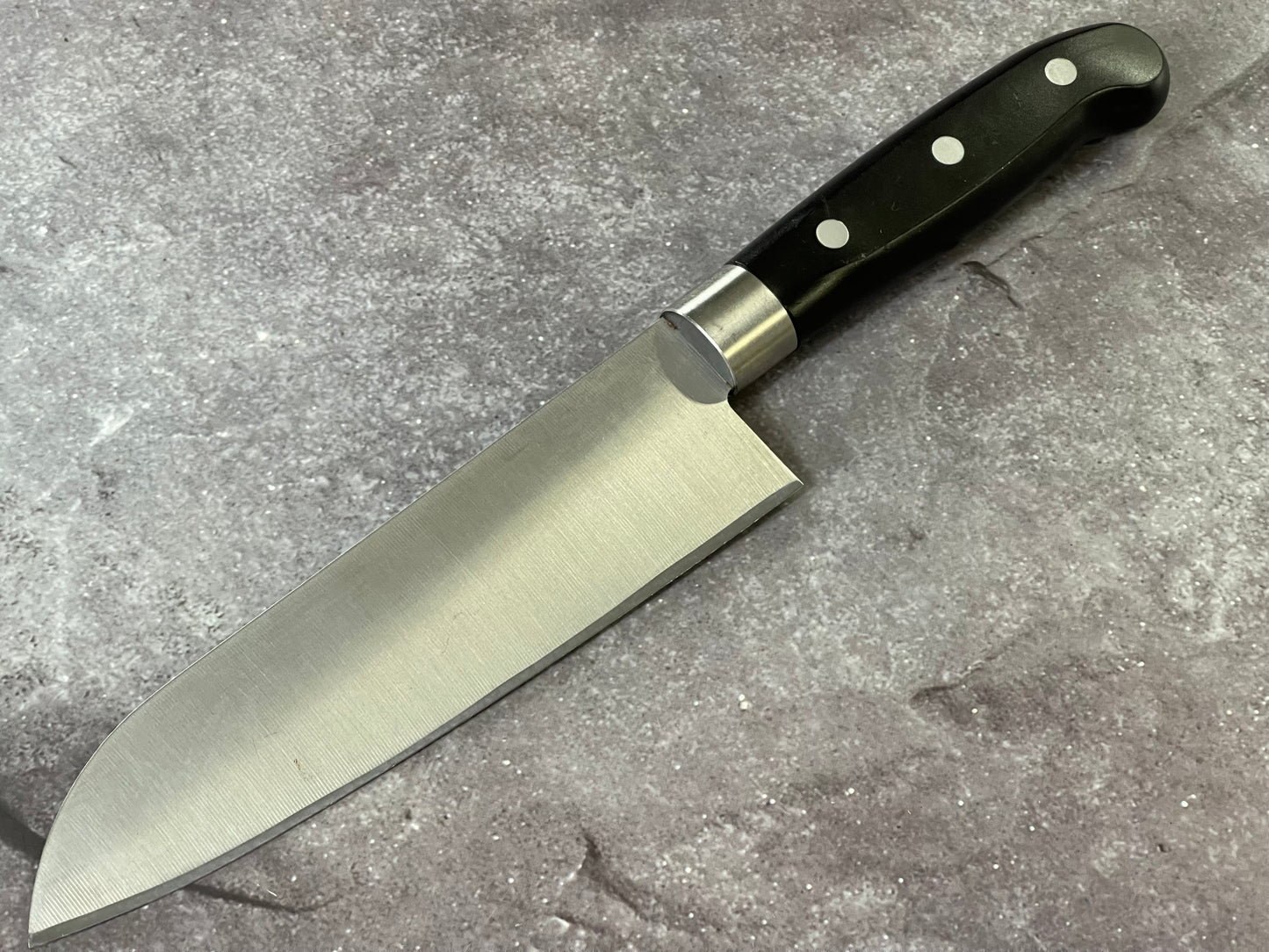 Used Santoku Knife 170mm - Stainless Steel Made In Japan 🇯🇵 1640