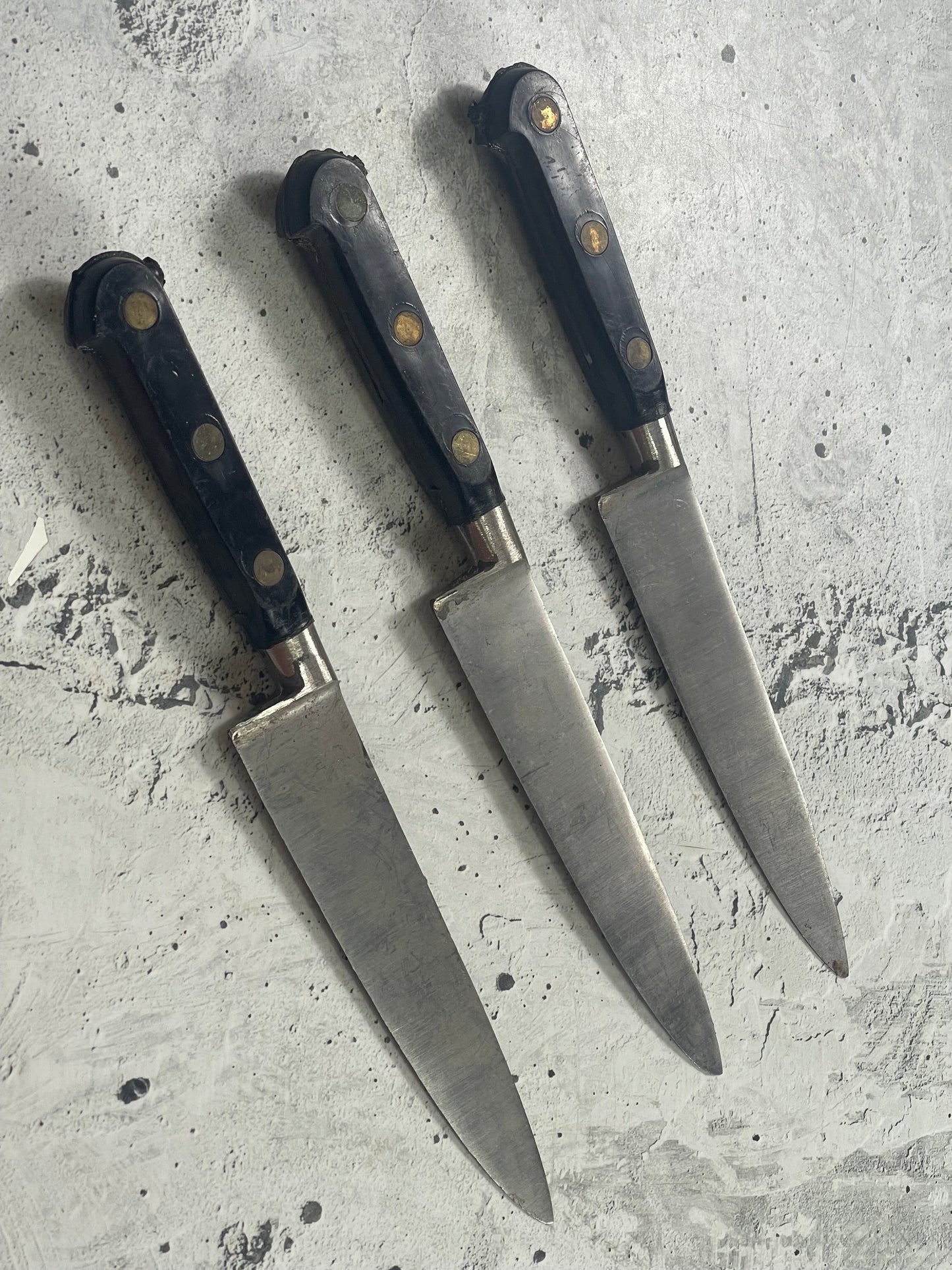 Knife Set Project unfinished French Sabatier Knife Set 3x Made In France 🇫🇷 1541