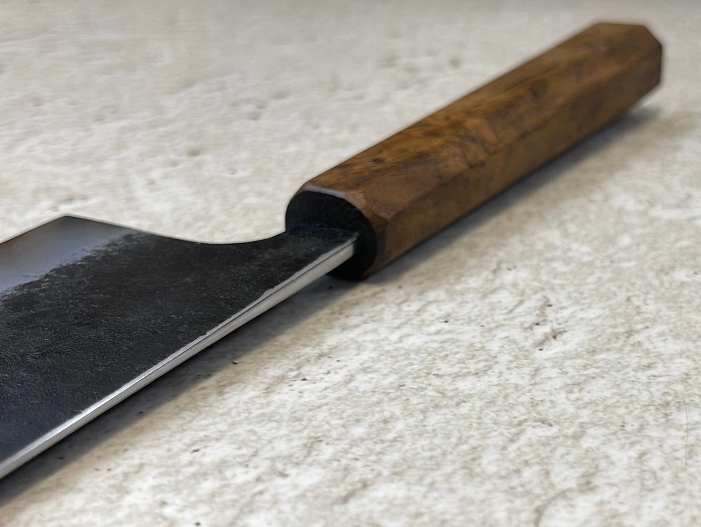 Nakiri 150mm Kurouchi Jatiwood Timber Handle