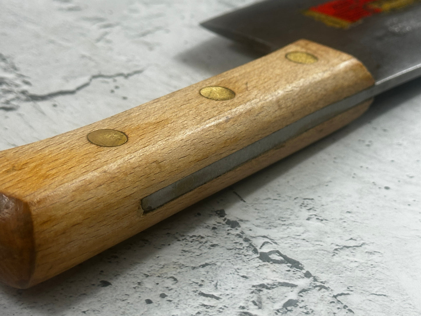 Vintage F. Dick Cleaver Knife 180mm  Carbon Steel Blade Made in USA 🇺🇸 1998