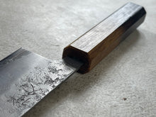Load image into Gallery viewer, Tsunehisa SLD Washiji KOY Bunka Knife 170mm - Made in Japan 🇯🇵 Oak Yaki Handle