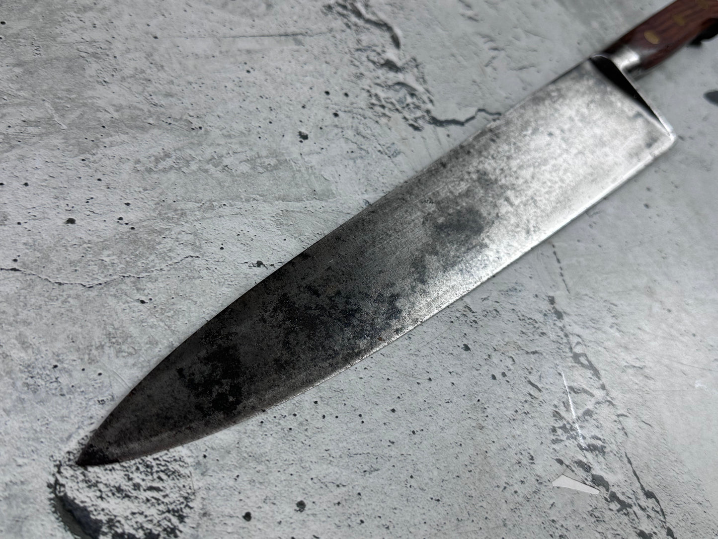 Vintage Sabatier Chef Knife 300mm High Carbon Steel Made in France 2030