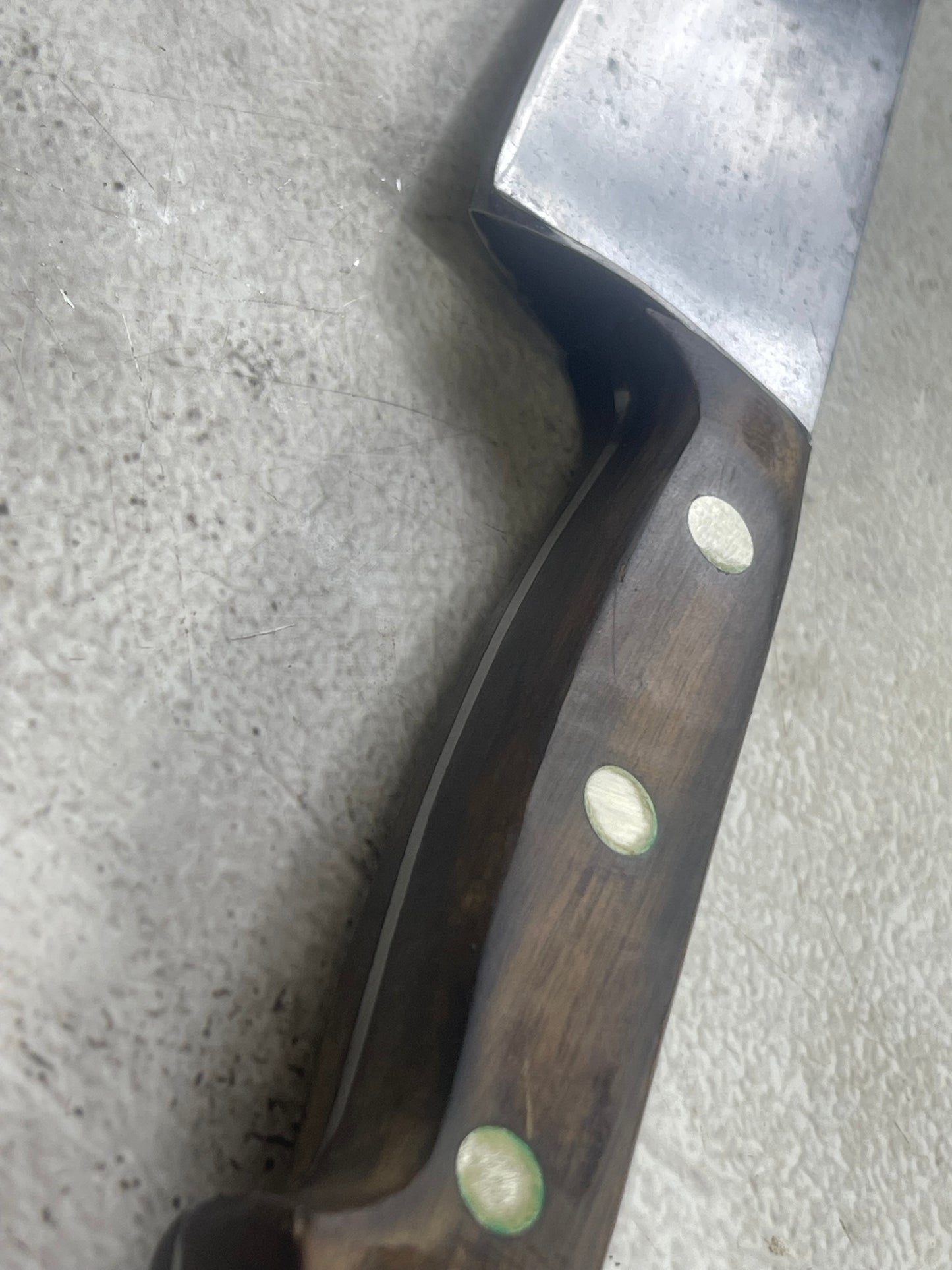 Vintage German 🇩🇪 Chef Knife 25cm Carbon Stell 1912