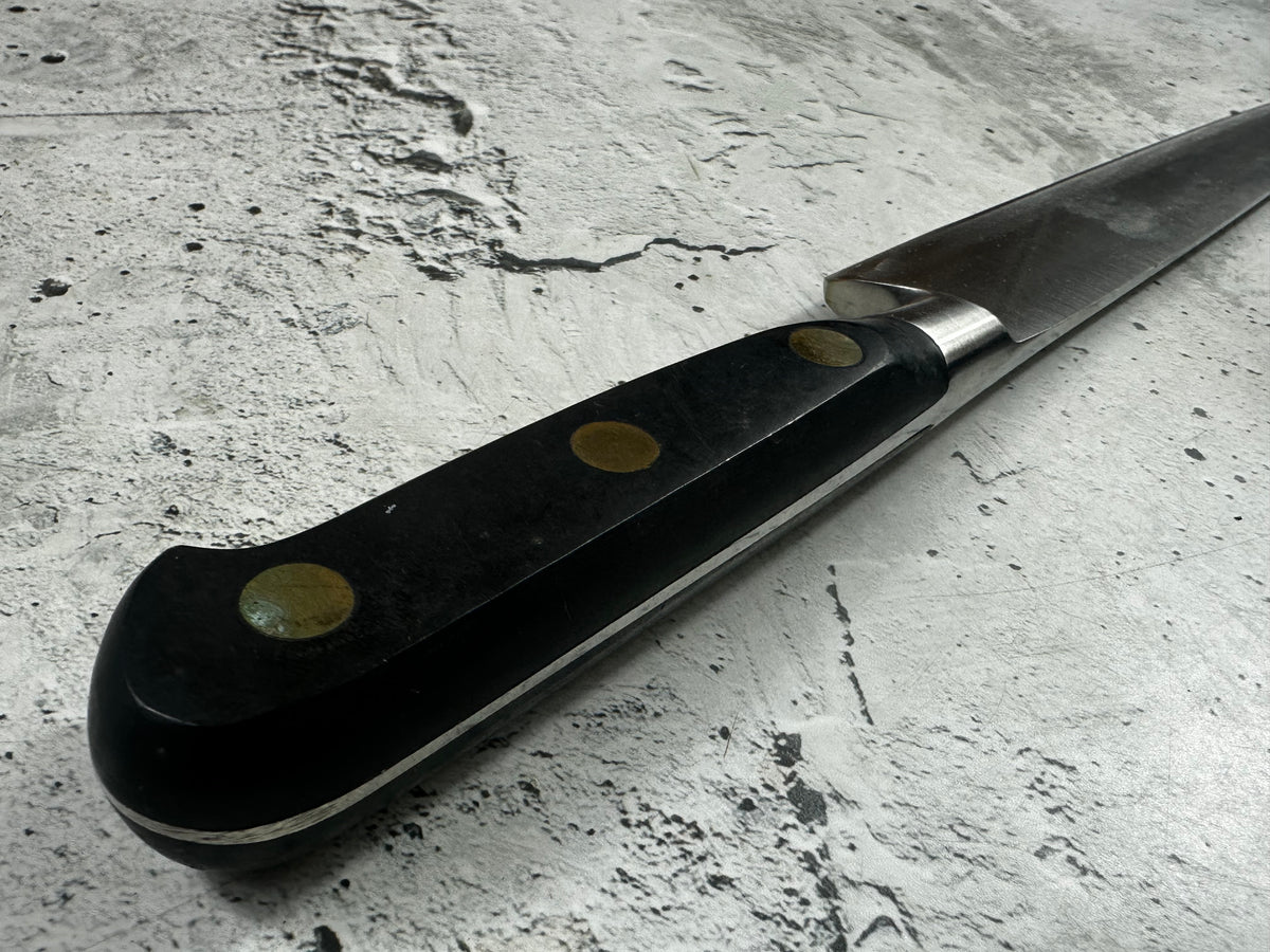 Vintage French Sabatier Slicing Knife 250mm High Carbon Steel POM Handle 2248