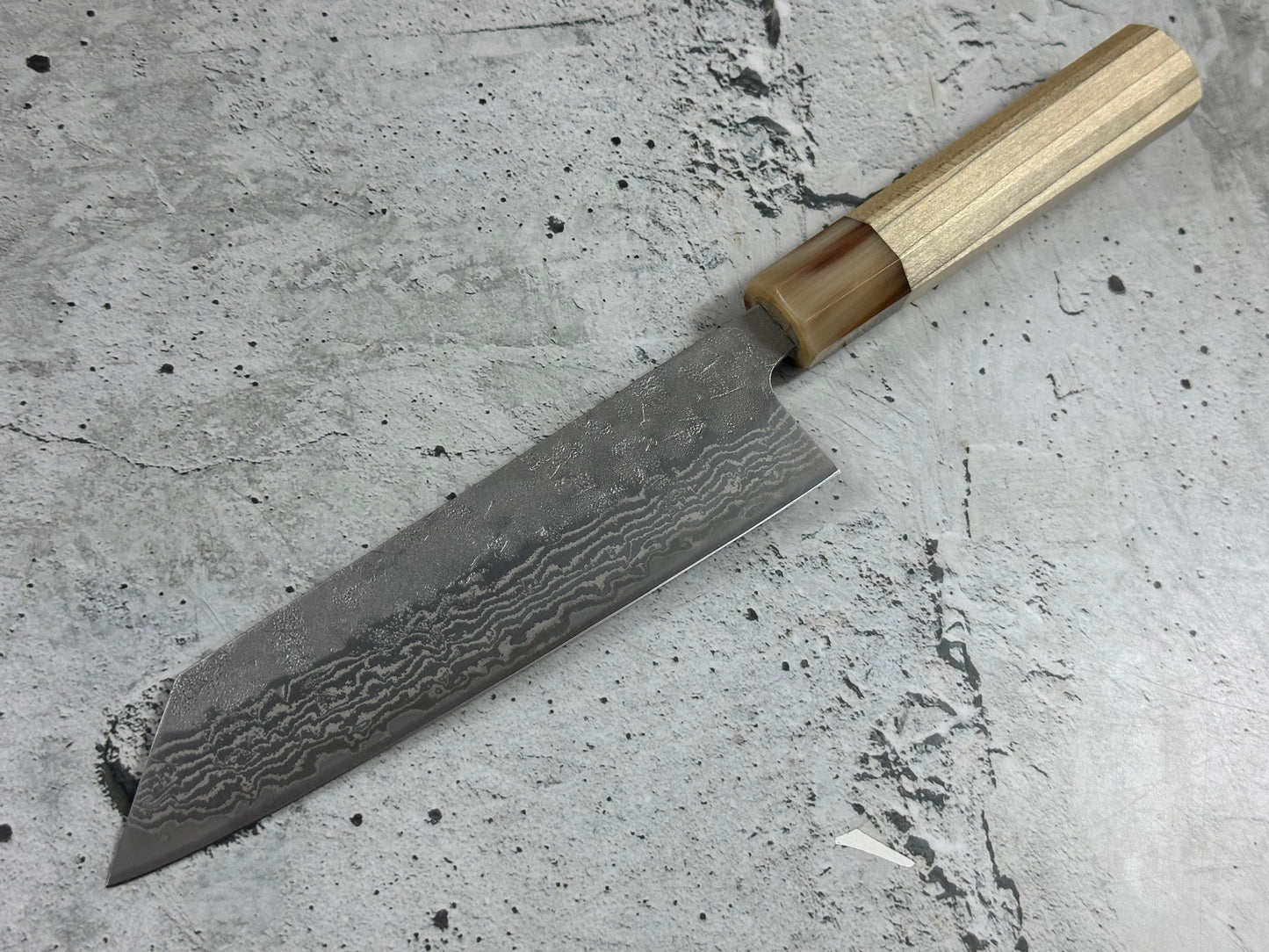 Tsunehisa SW Washiji Bunka Knife 170mm - Made in Japan 🇯🇵 Buffalo Horn Magnolia Handle