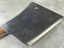 Load image into Gallery viewer, Vintage Butchers Foster Bros Cleaver Knife 160mm Made in USA 🇺🇸 Carbon Steel 1894