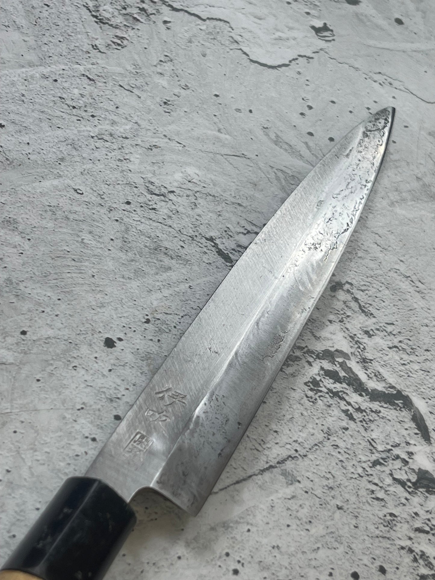 Vintage Japanese Yanagiba Knife 200mm  Made in Japan 🇯🇵 Carbon Steel 1760