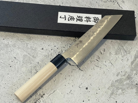 Tsunehisa G3 Nashiji HBC Bunka 175mm - Made in Japan 🇯🇵 Magnolia Oval Wa Handle