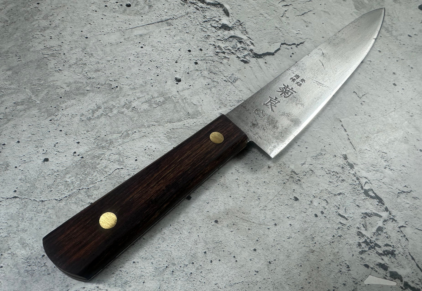 Vintage Japanese Gyuto Knife 210mm Carbon Steel Japan 2012