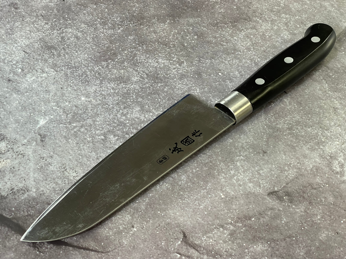 Used Santoku Knife 170mm - Stainless Steel Made In Japan 🇯🇵 1640