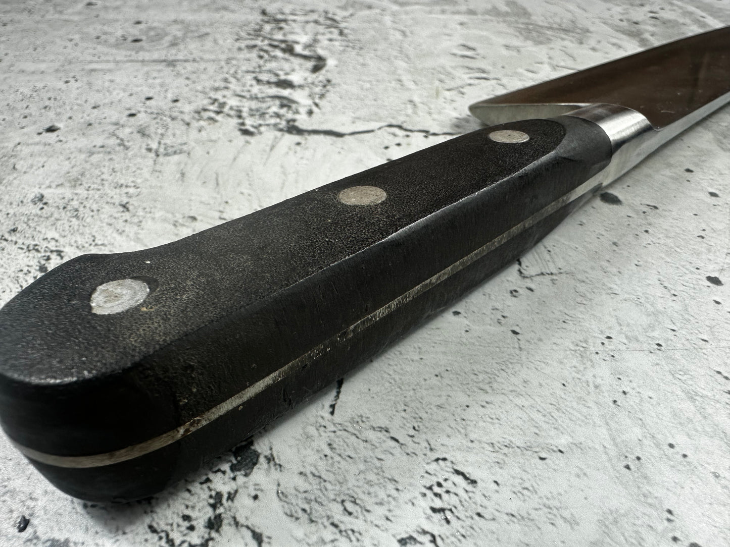 Vintage French Sabatier Chef Knife 250mm High Carbon Steel POM Handle 2246