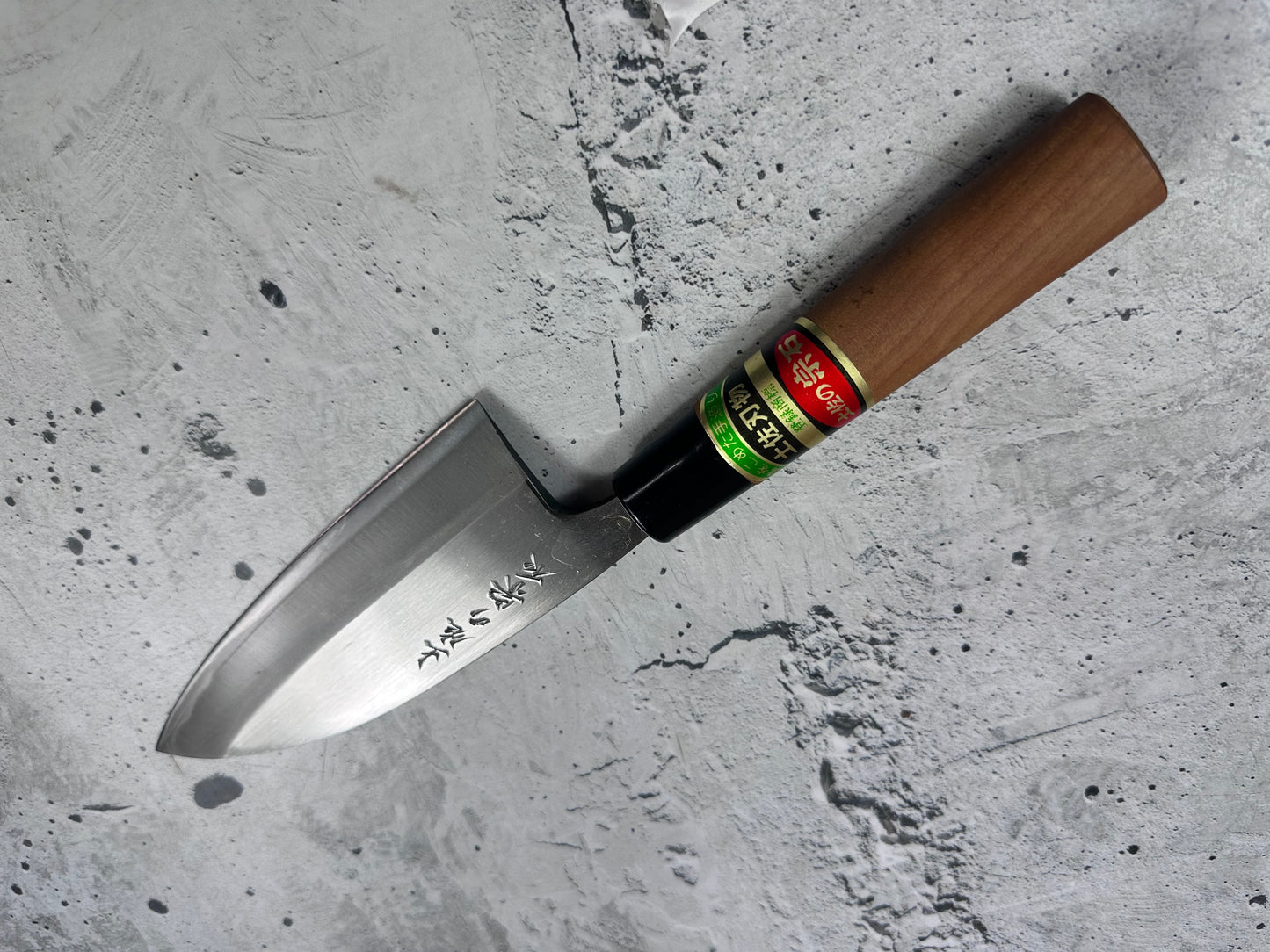 Vintage Tosa Kanetsugu Deba Knife 170mm Carbon Steel 2163
