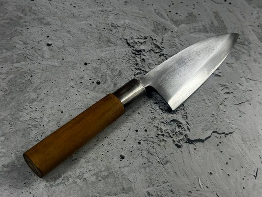 Vintage Sakai Shigemitsu Deba Knife 140mm Carbon Steel 2260