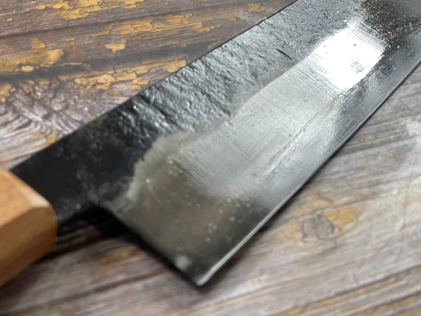 HG Blade Kiritsuke Knife 210mm Kurouchi Finish 1084 High Carbon Steel (2025)