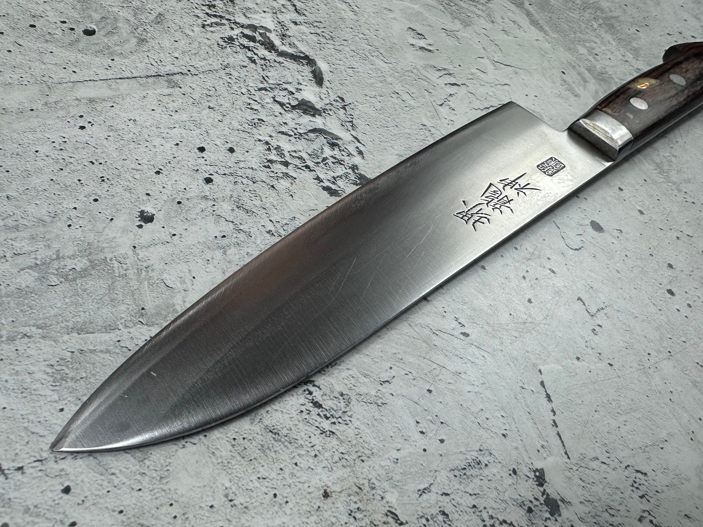 Vintage Sakai Ryujin Gyuto Knife 180mm Carbon Steel 2154