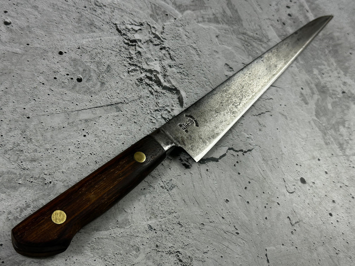 Vintage Munemasa Cutlery Sujihiki Knife 240mm Carbon Steel 2291