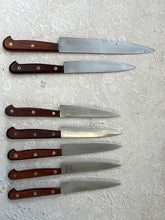 Load image into Gallery viewer, Vintage French 332 Cotte Garanti Chef Knife Set 7x Made in France 🇫🇷 1359