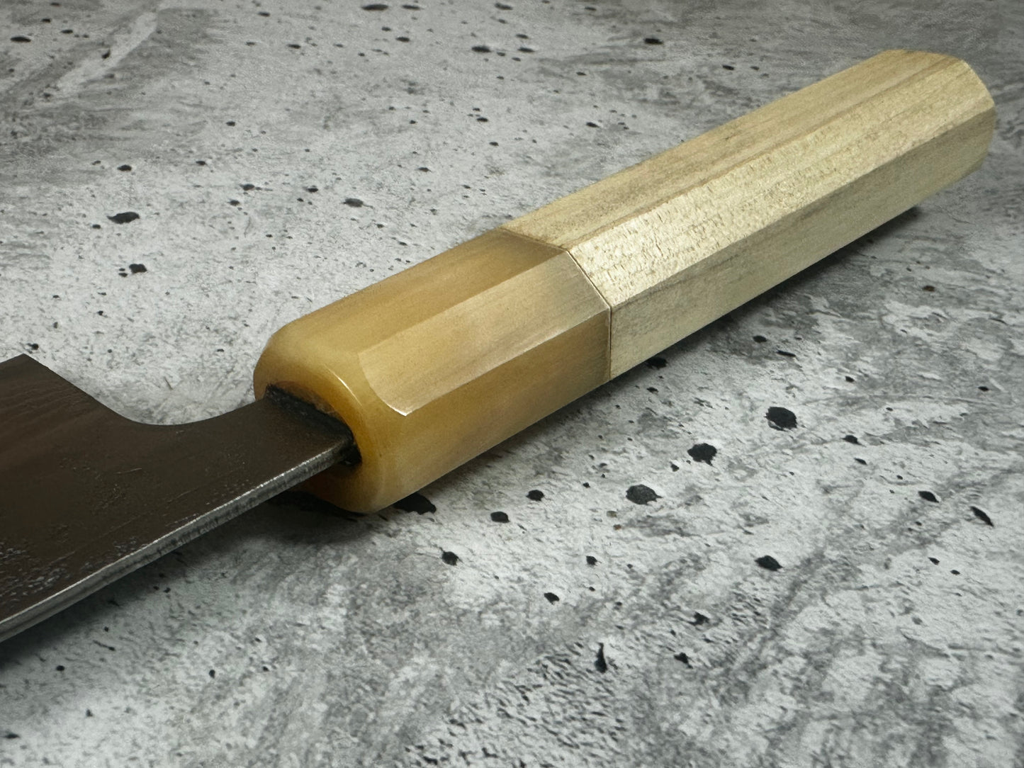 Tsunehisa SW Washiji Gyuto Knife 210mm - Made in Japan 🇯🇵 Buffalo Horn Magnolia Handle