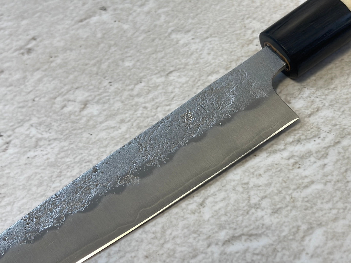 Tsunehisa G3 Nashiji HBC Petty 135mm - Made in Japan 🇯🇵 Magnolia Oval Wa Handle
