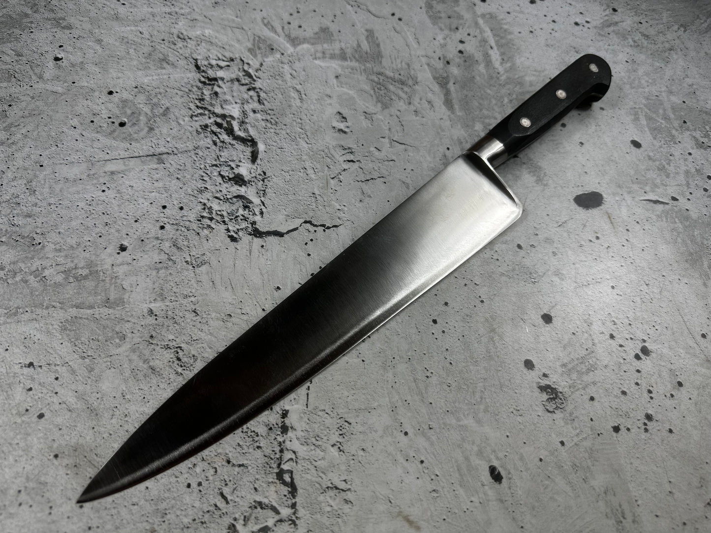 Vintage French Sabatier Chef Knife 250mm High Carbon Steel POM Handle 2246