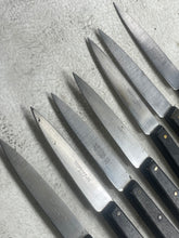 Load image into Gallery viewer, Vintage Sabatier Paring Knife Set 7x Made in France 🇫🇷 1917