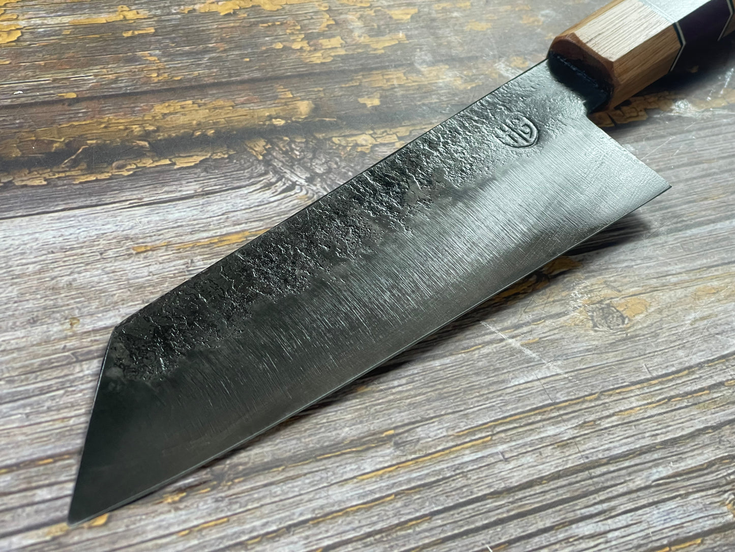 HG Blade Bunka Knife 170mm Kurouchi Finish 1084 High Carbon Steel