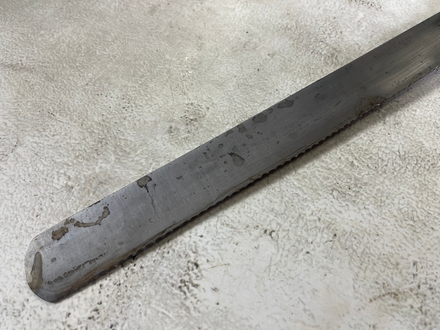 Vintage Ontario Serrated Knife 315mm Made in USA 🇺🇸 High Cabon steel 1893