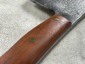 Vintage Seelbach Butcher Cleaver Knife 200mm Carbon Steel Blade Made in Germany 🇩🇪 1944