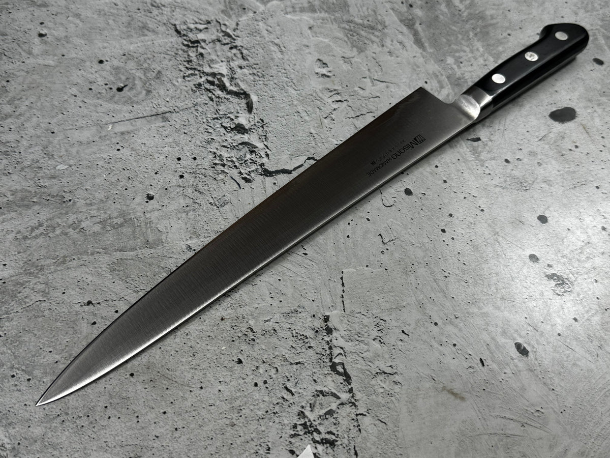 Vintage Misono Sujihiki Knife 270mm Molybdenum Steel Timber Handle 2268