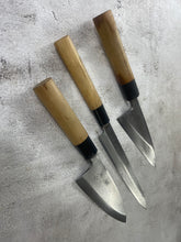 Load image into Gallery viewer, Vintage Japanese Knife Set 3x Carbon Steel Made in Japan 🇯🇵 1902