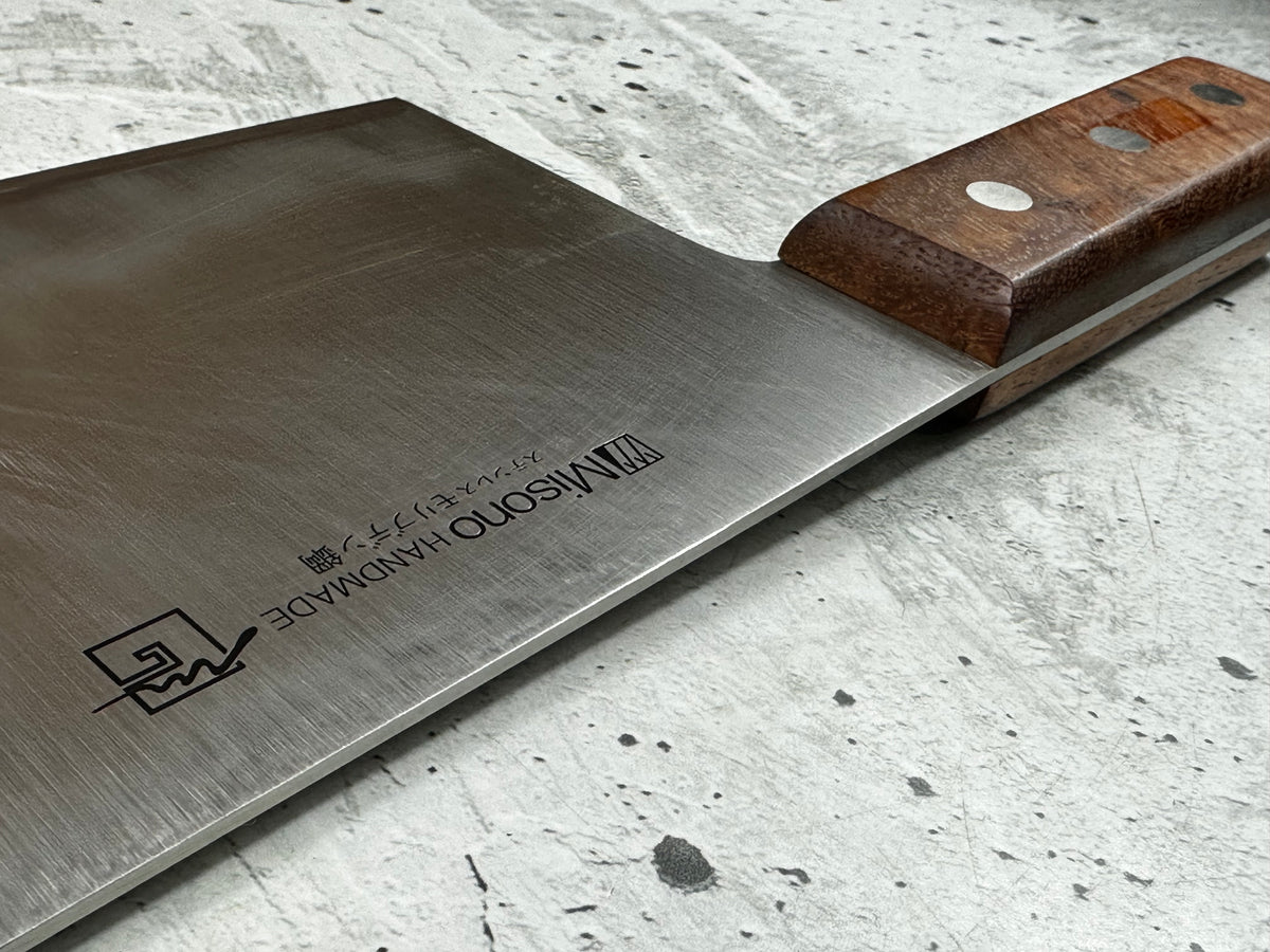 Vintage Misono Cleaver Knife 190mm Molybdenum Steel Timber Handle 2273